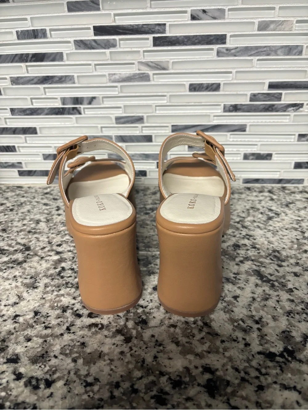 NEW Koko + Palenki Downtown platform slide sandals